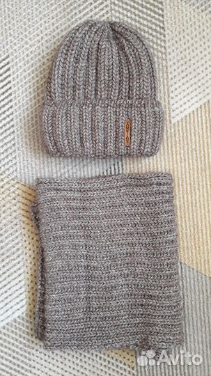 Шапка+снуд на флисе(новое) Энергетик