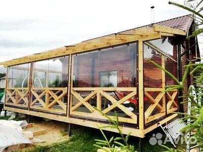 Мягкие окна под ключ