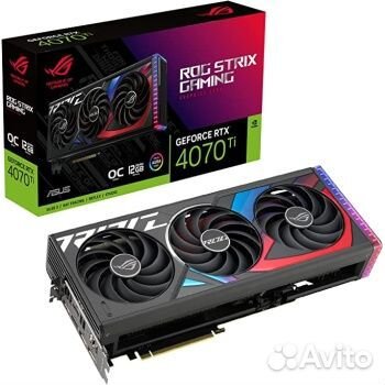 Asus ROG-strix-RTX4070TI-O12G-gaming новая с гаран