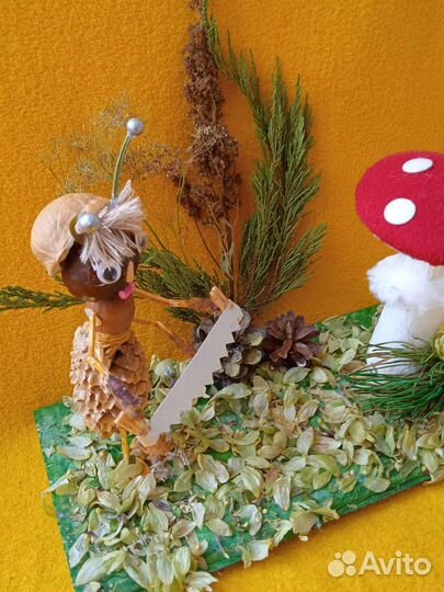 Осенняя поделка для садика или школы, Муравей