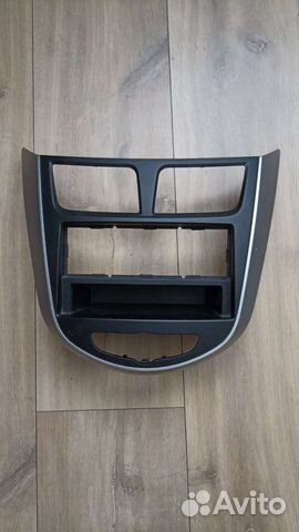 Рамка для автомагнитолы на Hyundai Solaris