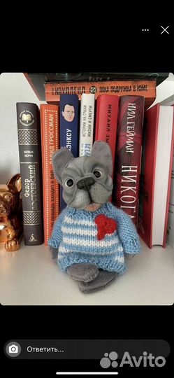 Арт-игрушка французский бульдог