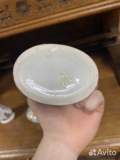 Старинный парфюмерный набор из 3 предметов