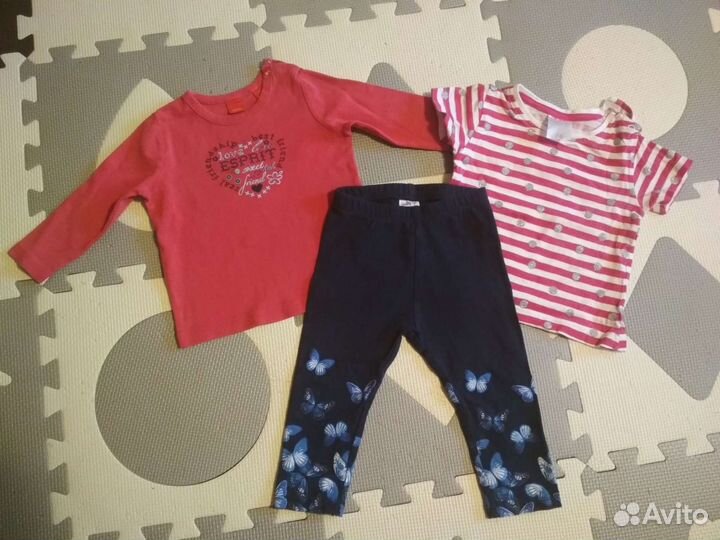 Вещи пакетом на девочку 74-80