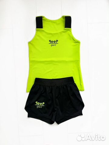 Майка шорты для гимнастики