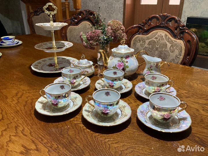 Чешский чайный сервиз