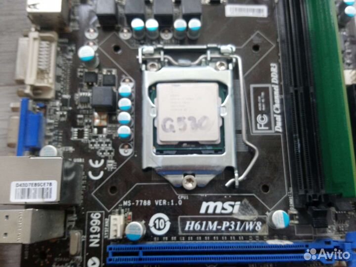 Материнская плата 1155