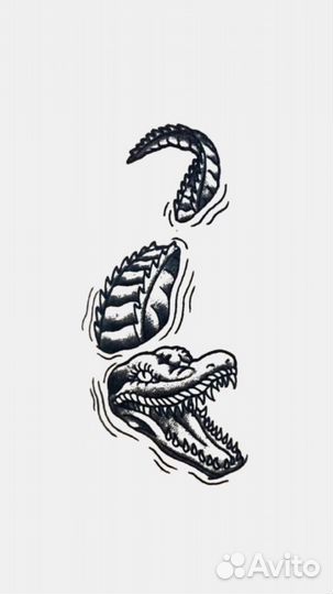 Татуировка / тату мастер / модель на тату