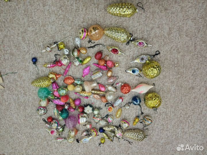 Елочные игрушки советские