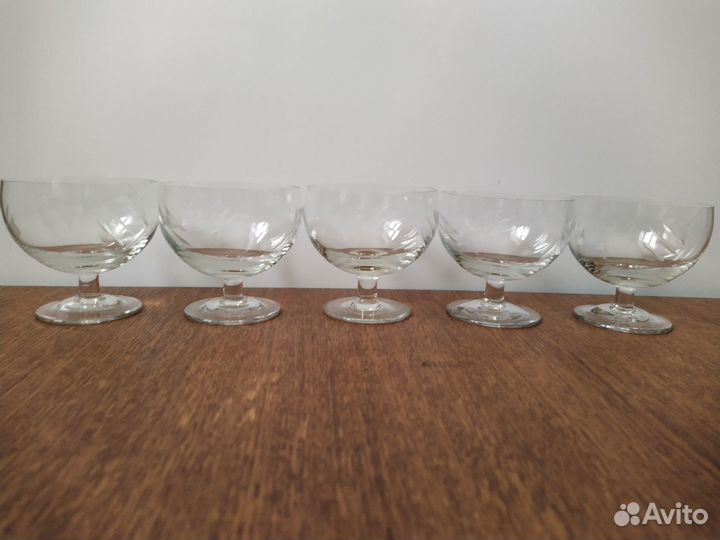 Стеклянные бокалы СССР