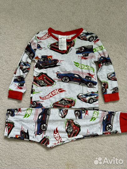 Пижама hot wheels H&M 98-104