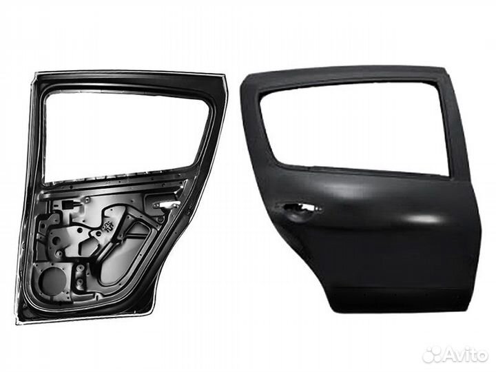 Дверь задняя renault sandero/sandero stepway 10-14