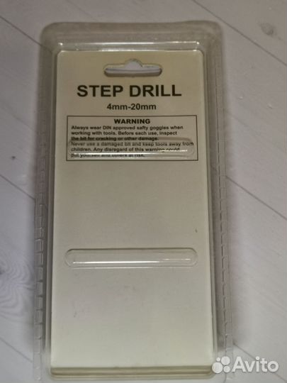 Сверло ступенчатое по металлу step drill 4m-20m