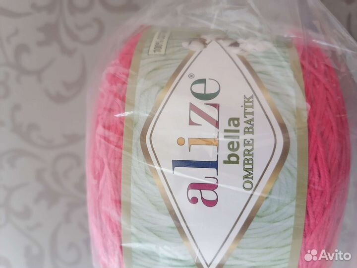 Пряжа нитки для вязания хлопок