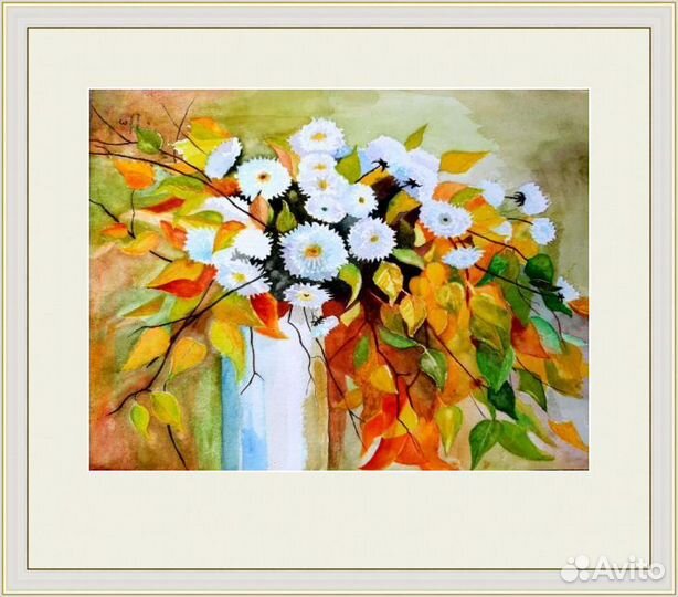 Картина акварель Натюрморт 