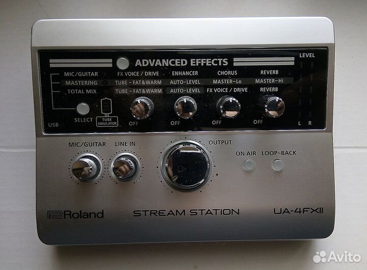 USB аудио интерфейс roland UA 4FX2