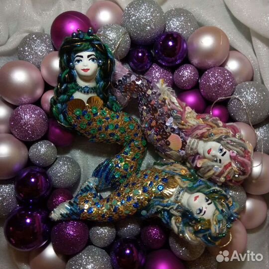 Новогодние игрушки ручной работы