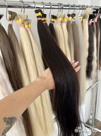 Волосы с наращиванием 60 см