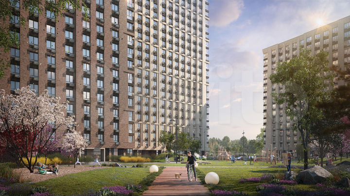 2-к. апартаменты, 56,3 м², 2/23 эт.