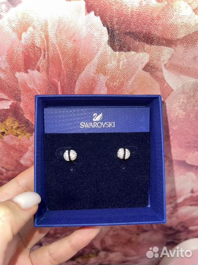 Серьги swarovski