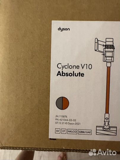 Пылесос dyson v10 absolute