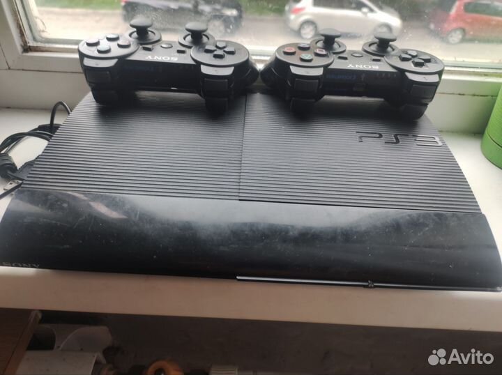 Sony PS3 super slim пошитая+100 игр и 2 геймпада