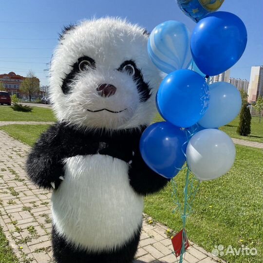 Ростовая кукла панда Курск шары