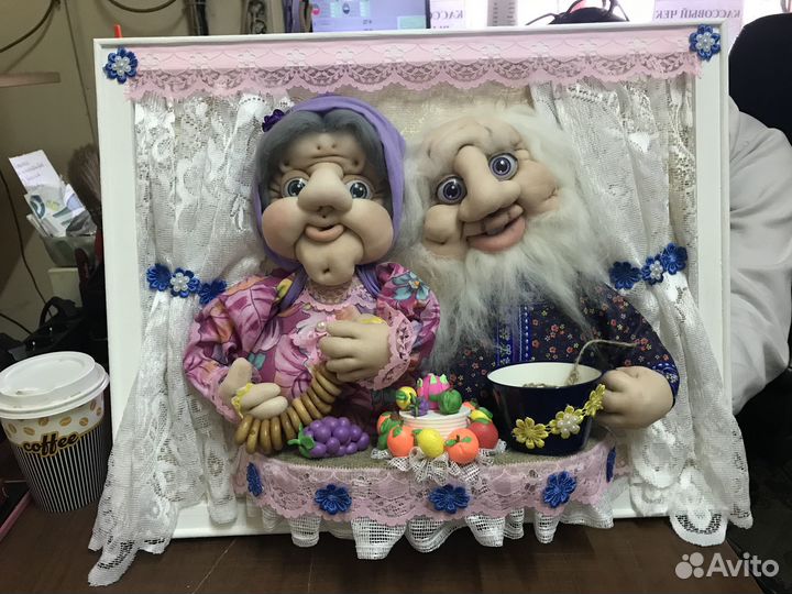 Картина бабуля с дедулей