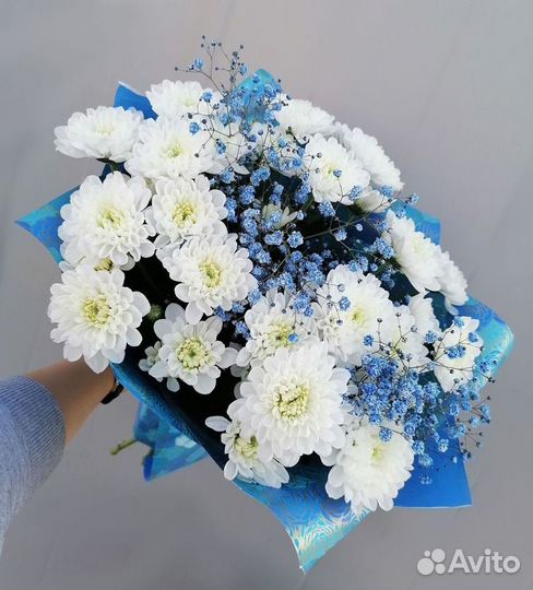 Букет из хризантем