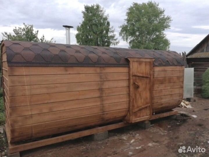 Бани-бочки квадро в наличии