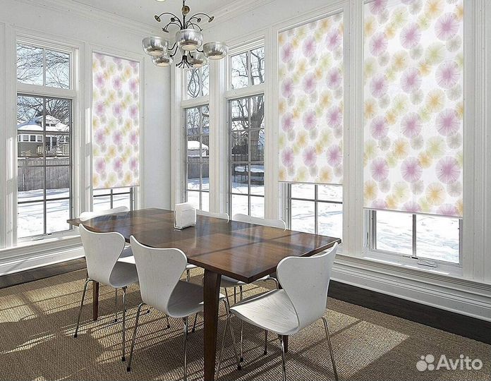 Рулонные шторы Emeraldixa. Привезем каталоги на до