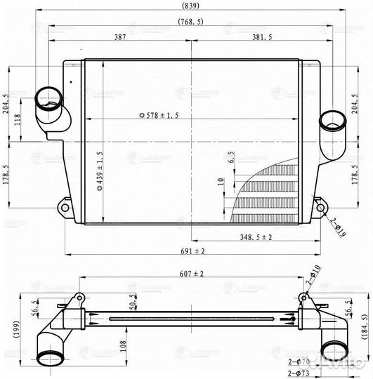 Интеркулер Газ Валдай