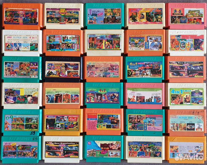 Картриджи на Dendy