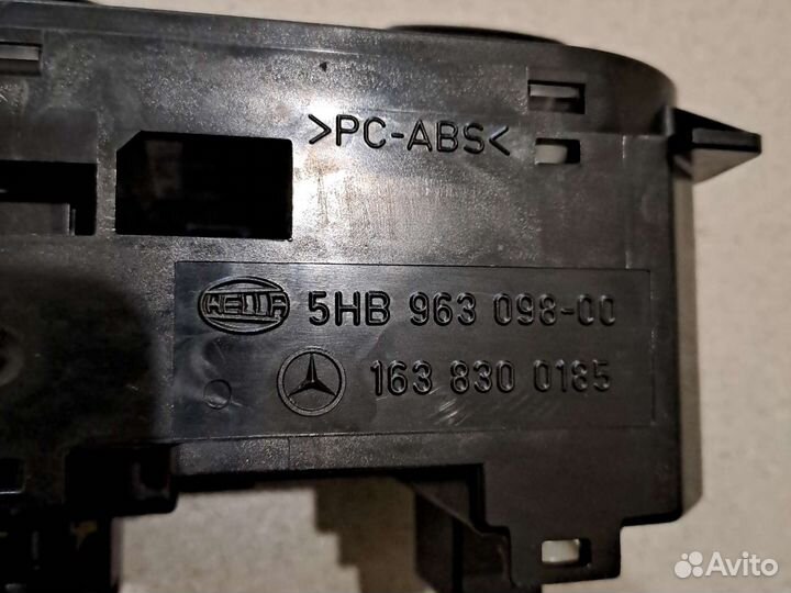 Блок управления климатом Мерседес мл w163 дорест