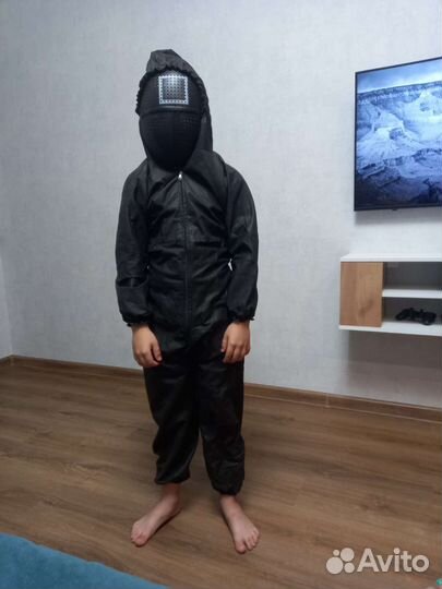 Маска игра кальмара +костюм