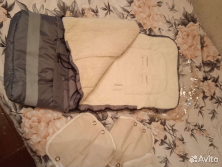 Зимний конверт в коляску