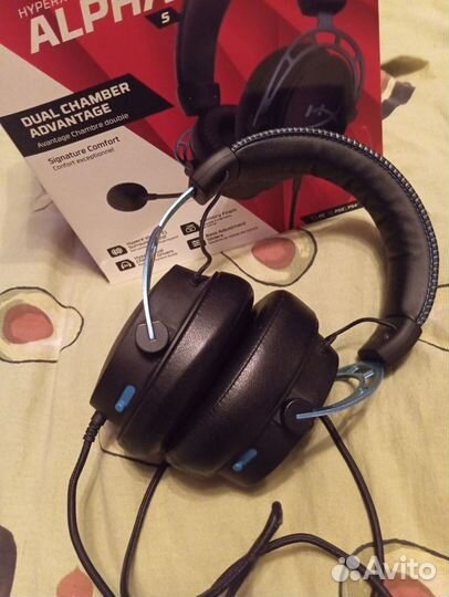 Игровые наушники hyperx