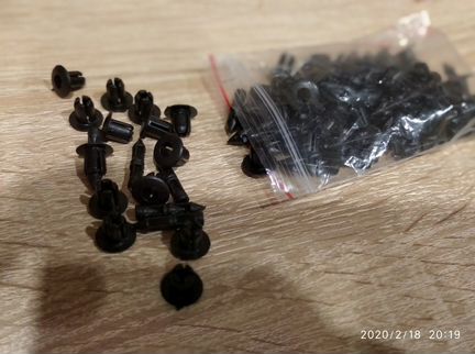 Заклепки, пукли, зажимы 6мм