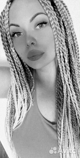 Афрокудри, дредокудри, брейды в хвост