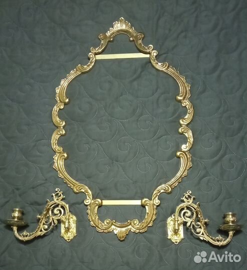 Старинная бронзовая рама