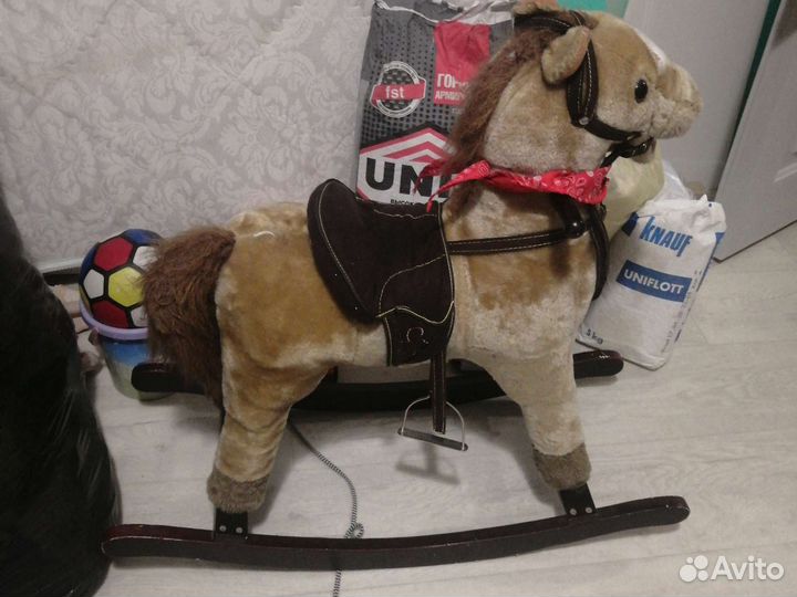 Качалка лошадь со звуком