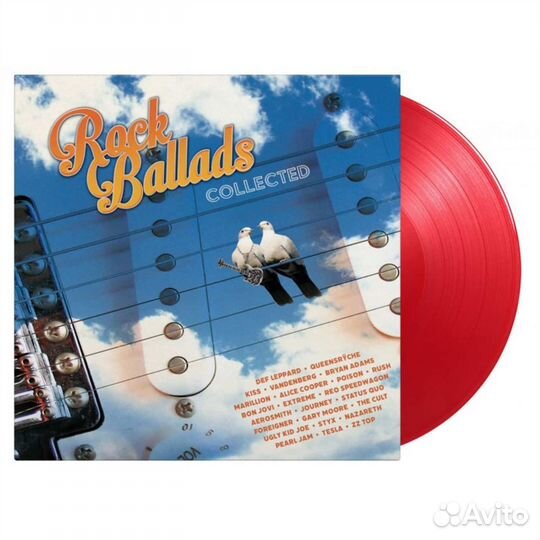 Various - Rock Ballads Collected (transparent red)