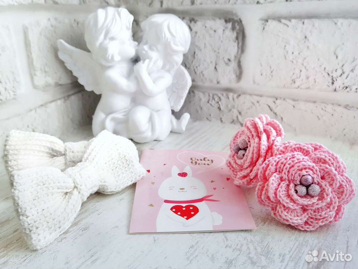 Вязаные резинки для волос