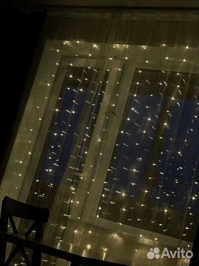 Гирлянда штора