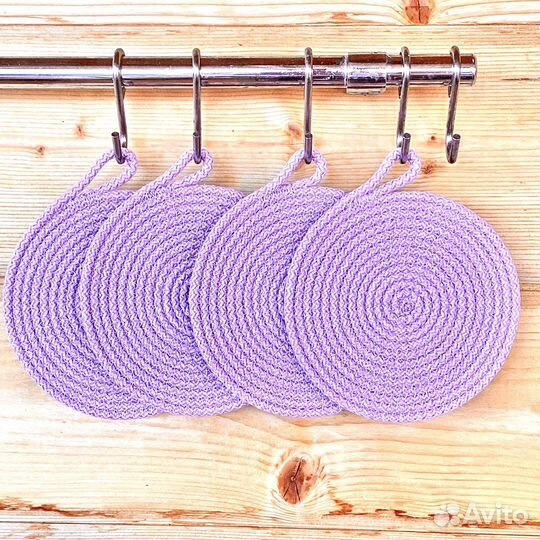 Салфетки сервировочные из хлопка. Подстаканники