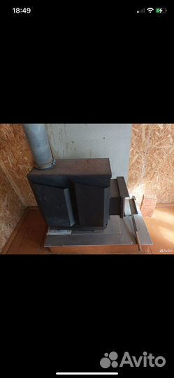 Печь для отопления дома бу