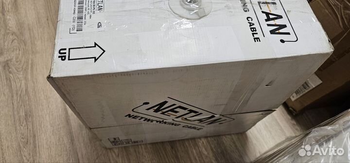 Кабель витая пара уличная netlan с f/utp pe bk