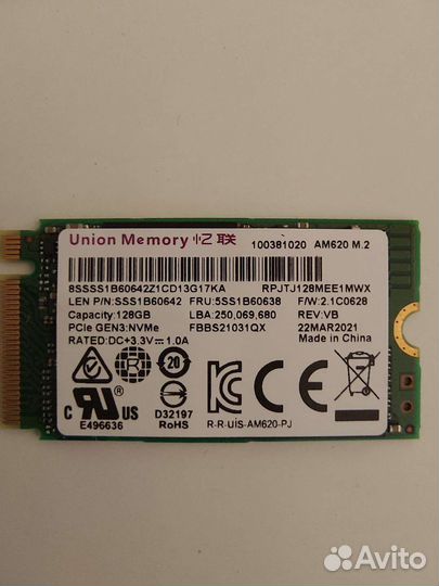 SSD m2 nvme 128gb 2240