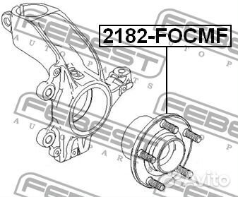 Febest 2182-focmf Ступица передняя