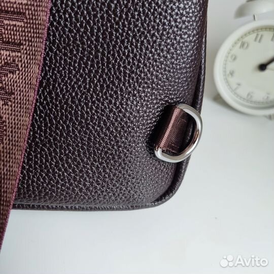 Сумка мужская Shengqishu Brown M001